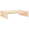 Repose-pied de jardin 120x80 cm bois de pin massif 
