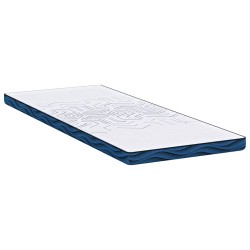 Coussins de Matelas Blanc et Bleu 70 x 200 cm 