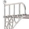 Porte-bagages avec cintres mural aluminium 