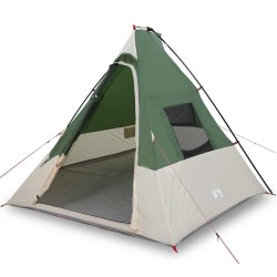 Tente avec toit Autre avec évent Vert et Noir 383 x 338 x 217 cm Polyester 