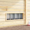 Nichoir à poules4 compartiments avec pieds en acier galvanisé 
