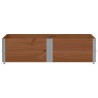 Colliers de palette 2 pcs marron 150x100 cm bois de pin solide 