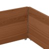 Colliers de palette 2 pcs marron 150x100 cm bois de pin solide 