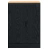 Armoire de rangement de garage noir 60x51x85 cm bois de pin 