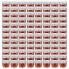 Pots à confiture avec couvercles argentés 96 pcs Verre 110 ml 