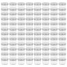 Pots à confiture avec couvercles argentés 96 pcs Verre 110 ml 
