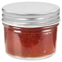 Pots à confiture avec couvercles argentés 96 pcs Verre 110 ml 