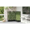 Jardinière avec Trellis 5 pcs Noir 120x120x125.5 cm 