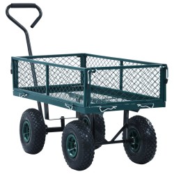 Chariot à main de jardin Vert 250 kg 
