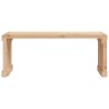 Banc de jardin extensible 212,5x40,5x45 cm bois massif de pin 