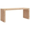 Banc de jardin extensible 212,5x40,5x45 cm bois massif de pin 