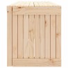 Banc de jardin extensible 212,5x40,5x45 cm bois massif de pin 
