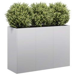Jardinière 120x40x80 cm acier galvanisé 