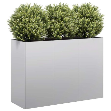 Jardinière 120x40x80 cm acier galvanisé 