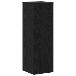 Supports de plantes - 2 pcs - Chêne noir - 33 x 33 x 100 cm - Bois reconstitué 