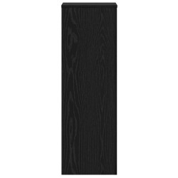 Supports de plantes - 2 pcs - Chêne noir - 33 x 33 x 100 cm - Bois reconstitué 