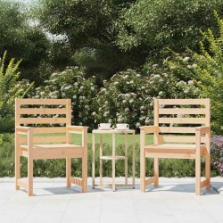 Chaises de jardin lot de 2 60x48x91 cm bois massif de pin 