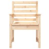 Chaises de jardin lot de 2 60x48x91 cm bois massif de pin 