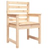 Chaises de jardin lot de 2 60x48x91 cm bois massif de pin 