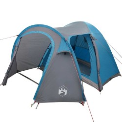 Tente Dôme avec toit avec stockage avec évent Bleu 384 x 254 x 170 cm 