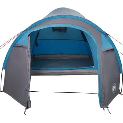 Tente Dôme avec toit avec stockage avec évent Bleu 384 x 254 x 170 cm 