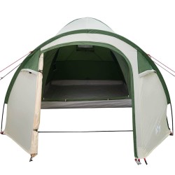 Tente Dôme avec toit avec stockage avec évent Vert 384 x 254 x 170 cm 
