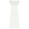 Potte de jardin Pillar avec bol blanc 40x40x100 cm en acier. 
