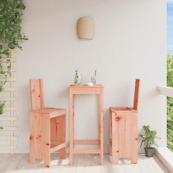 Tabourets de bar lot de 2 40x42x120 cm bois massif douglas 