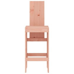 Tabourets de bar lot de 2 40x42x120 cm bois massif douglas 