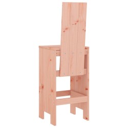Tabourets de bar lot de 2 40x42x120 cm bois massif douglas 