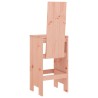 Tabourets de bar lot de 2 40x42x120 cm bois massif douglas 