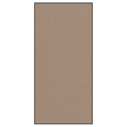 Tapis de porte rectangulaire beige 120x250 cm 