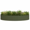 Jardinières vert olive Métal Grand Jardinières Ronde 