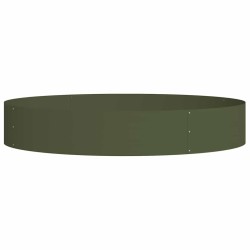 Jardinières vert olive Métal Grand Jardinières Ronde 