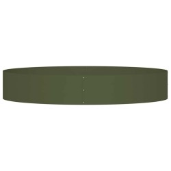 Jardinières vert olive Métal Grand Jardinières Ronde 