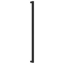 Poignées d'armoire 20 pcs noir 480 mm acier inoxydable 