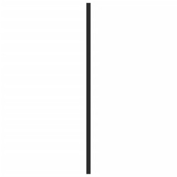 Poignées d'armoire 20 pcs noir 480 mm acier inoxydable 