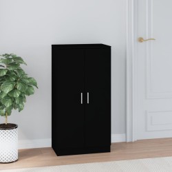 Armoire à chaussures Noir 55x35x108 cm Bois d'ingénierie 