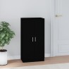 Armoire à chaussures Noir 55x35x108 cm Bois d'ingénierie 