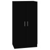 Armoire à chaussures Noir 55x35x108 cm Bois d'ingénierie 