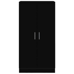 Armoire à chaussures Noir 55x35x108 cm Bois d'ingénierie 