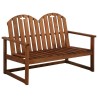 Banc de jardin 110 cm Bois d'acacia solide 