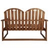 Banc de jardin 110 cm Bois d'acacia solide 