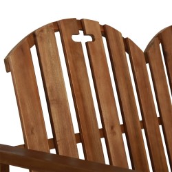 Banc de jardin 110 cm Bois d'acacia solide 