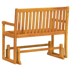 Balancelle de jardin 110 cm Bois d'acacia solide 