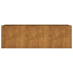 Lit surélevé de jardin 120x40x40 cm acier corten 