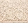 Tapis shaggy avec support en latex Crème 240x340 cm 