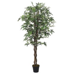Érable artificiel 756 feuilles 200 cm vert 