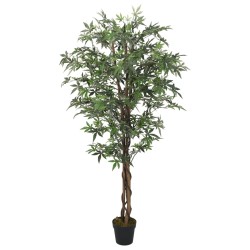 Érable artificiel 756 feuilles 200 cm vert 