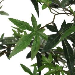 Érable artificiel 756 feuilles 200 cm vert 